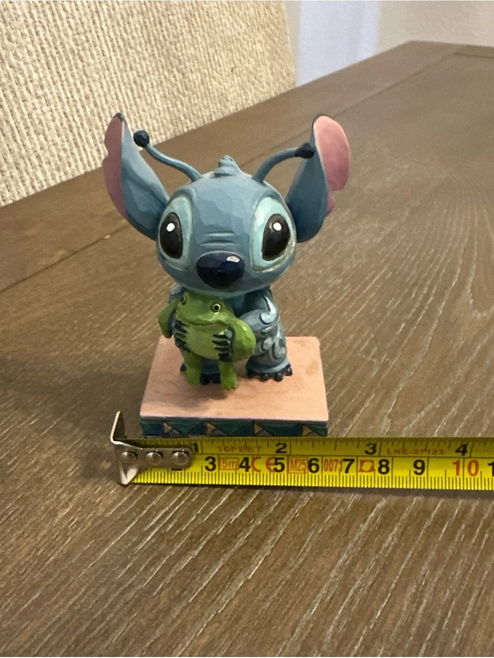 JIM SHORE‎ DISNEY Figurine LILO AND STITCH Frog Friend Blue Alien Statue
